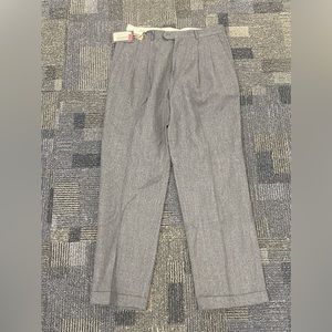 Men’s Wool Pleated Executive Collection Pleated pants 36x32 NWT